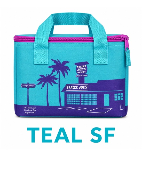 Trader Joe'S Handbags - Trader Joe's Teal Mini Insulated Lunch Bag Teal SF